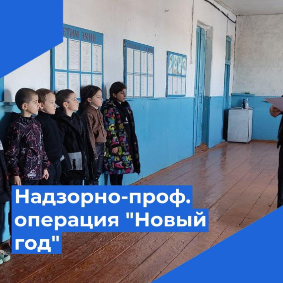 Надзорно-профилактическая операция "Новый год"..